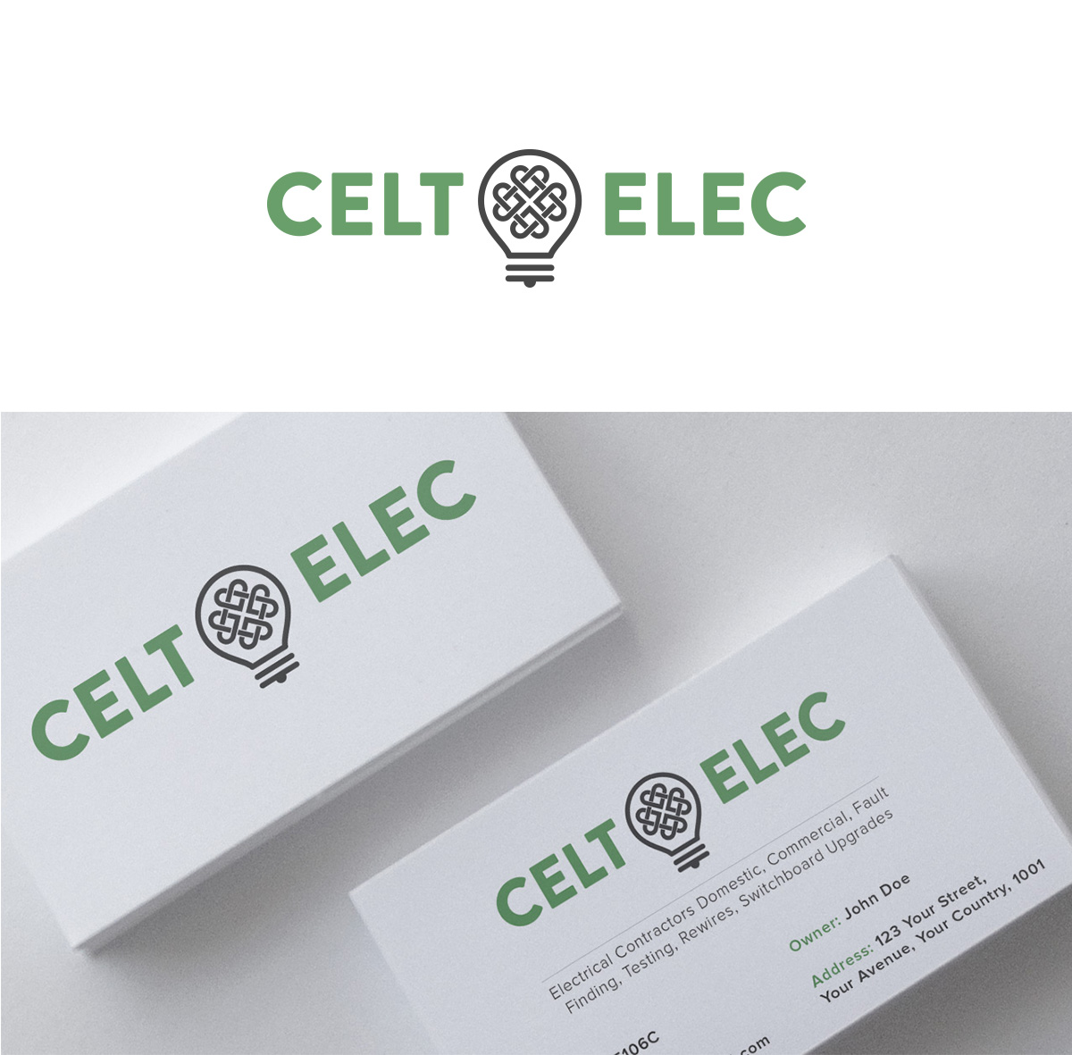 Visitenkarten-Design von Emmanuel für CELT ELEC | Design #2761527