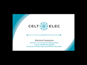 Visitenkarten-Design von whitepaper für CELT ELEC | Design: #2756791