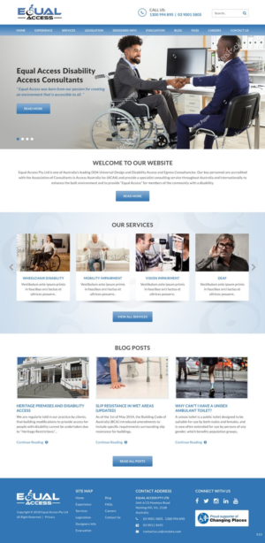 Web Design par pb pour Equal Access Group | Design : #17849521