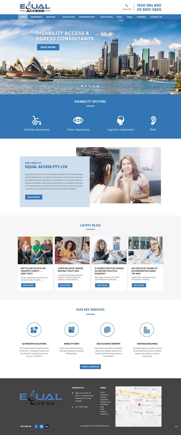 Web Design by pb for Equal Access Group | Design #17849523