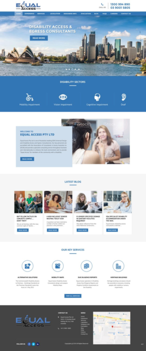 Web Design par pb pour Equal Access Group | Design : #17849523