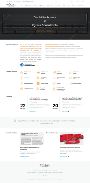 Web Design par Sujit Banerjee pour Equal Access Group | Design : #17879517