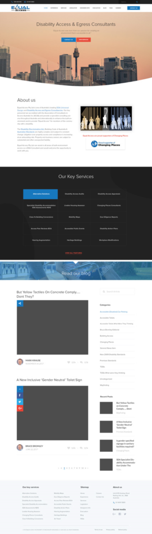 Web Design par Drexen pour Equal Access Group | Design : #17863453