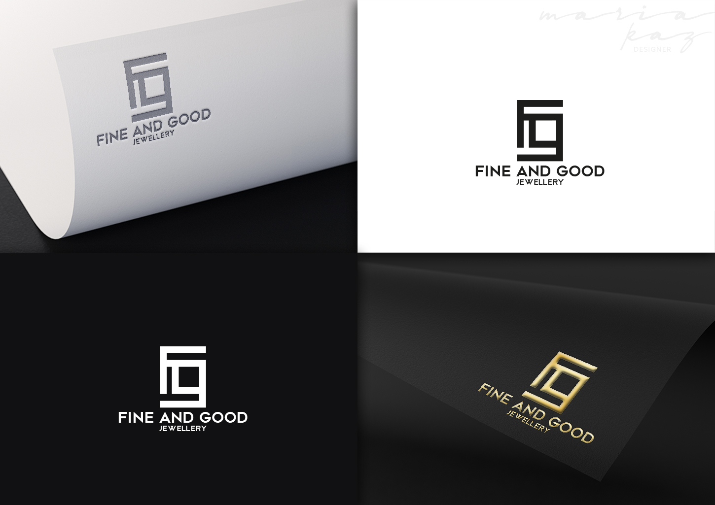 Logo Design by maria-kaz for Fine and Good Jewelry | Design #17901849