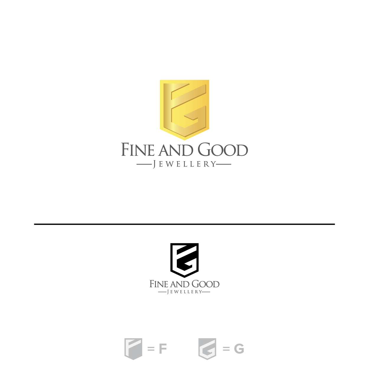 Logo Design by RizkyDK for Fine and Good Jewelry | Design #17876261