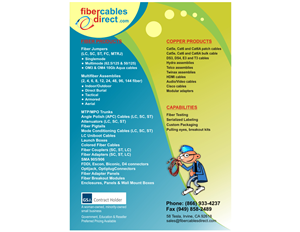 Flyer Design by MousePen for FiberCablesDirect.com | Design #2758540
