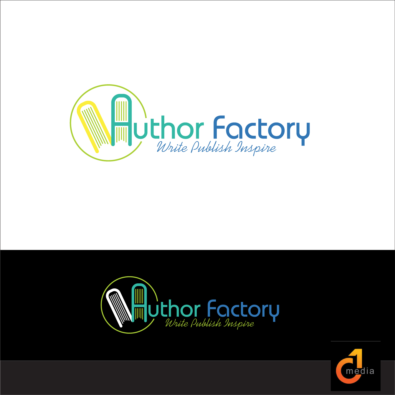 Logo Design by C1 Media for Author Factory | Design #17867216