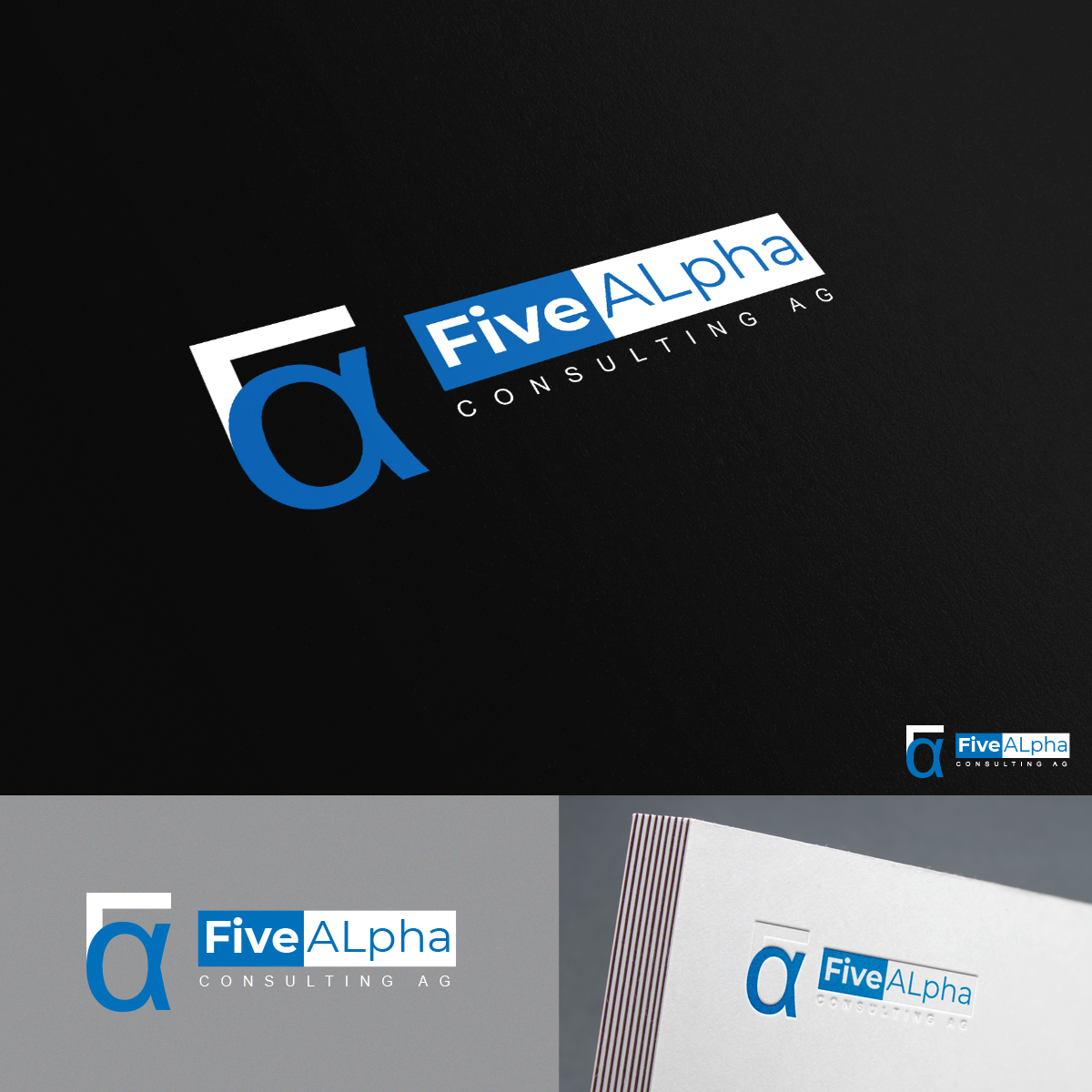 Logo Design by Kimosis Designs for FiveAlpha Consulting  | Design #17853060