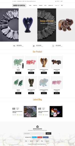 Web Design par PiXthemes pour Panda Pouch Shop | Design : #17974600