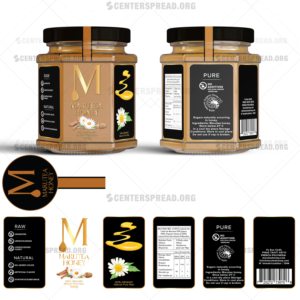 Packaging Design by CENTERSPREAD for MARUTEA HONEY  | Design: #17933186