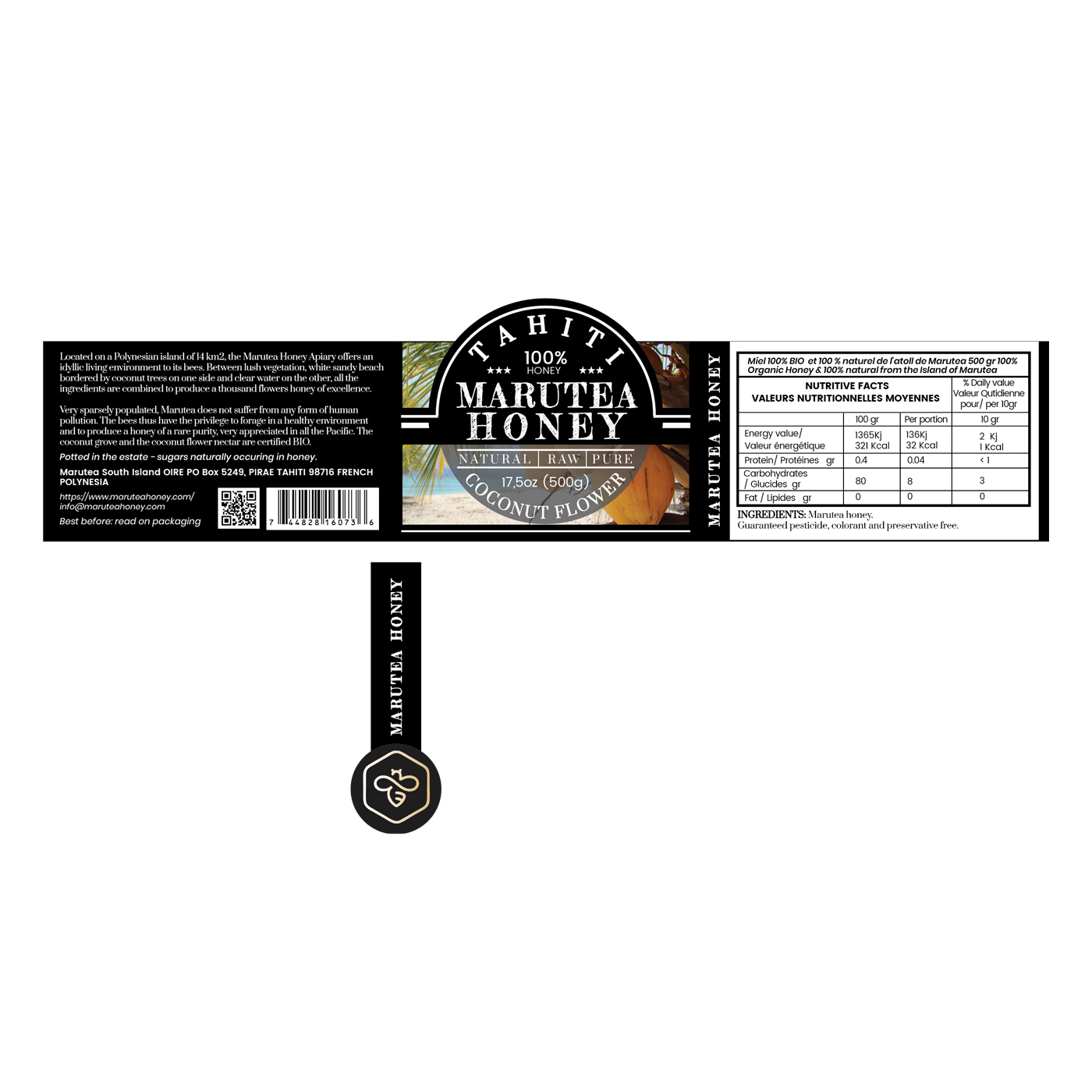 Verpackungs-Design von Trang cyp für MARUTEA HONEY  | Design #18693517