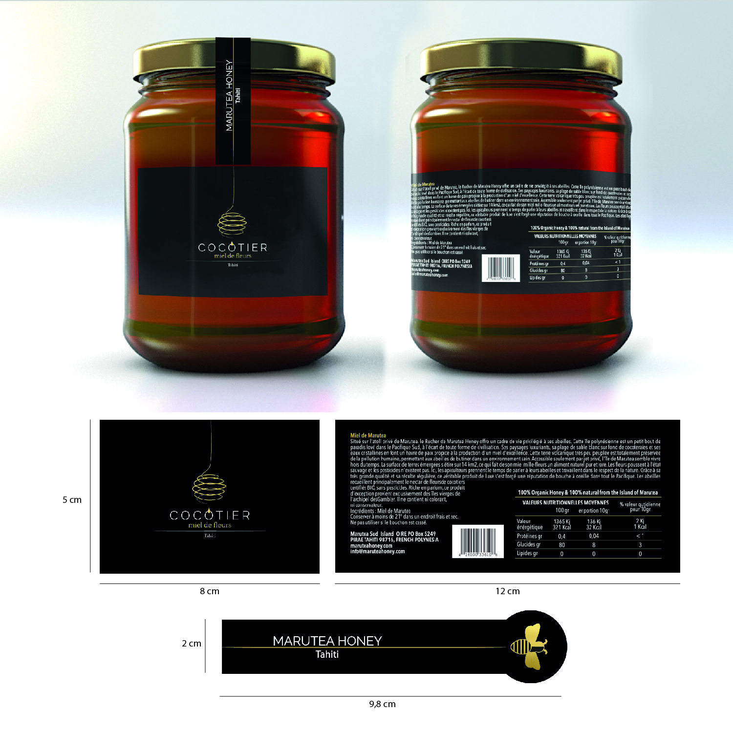 Design Emballage par Martna25 pour MARUTEA HONEY  | Design #18083069