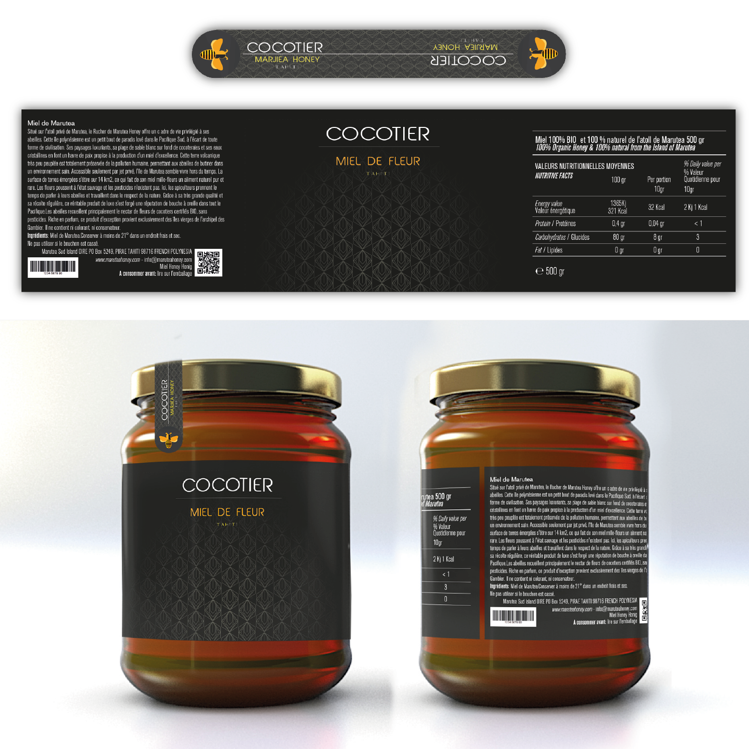 Packaging Design by nassim for MARUTEA HONEY  | Design #18081417