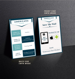 Business Card Design by Expert Designer for americanadiner.com | Design #17882472