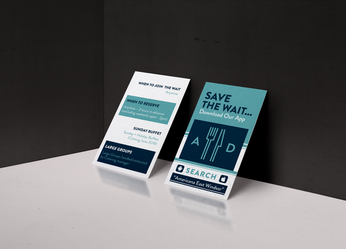 Diseño de Tarjeta de Presentación por JK18 para americanadiner.com | Diseño #17858630