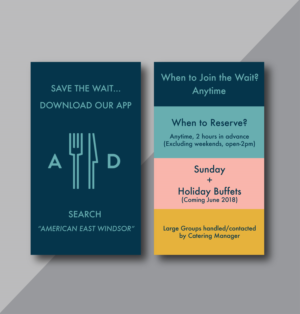 Business Card Design by TracyInspires for americanadiner.com | Design: #17860962