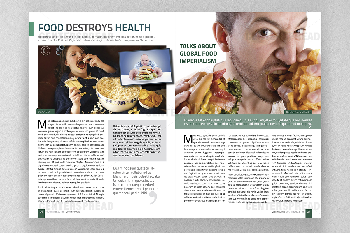 Magazine Design by CENTERSPREAD for SR-Design | Design #2803062