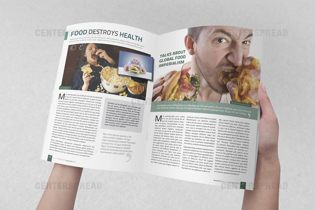 Magazine Design by CENTERSPREAD for SR-Design | Design #2803145