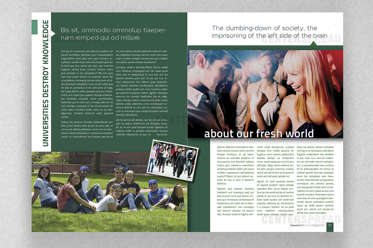 Magazin-Design von CENTERSPREAD für SR-Design | Design #2837106