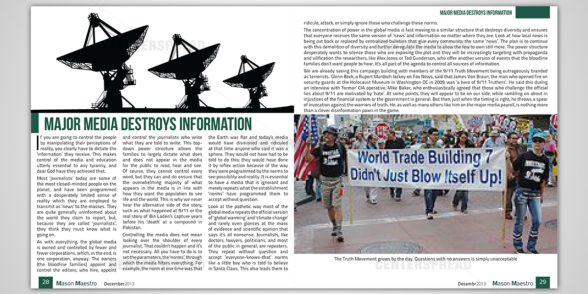 Magazine Design by CENTERSPREAD for SR-Design | Design #2958642