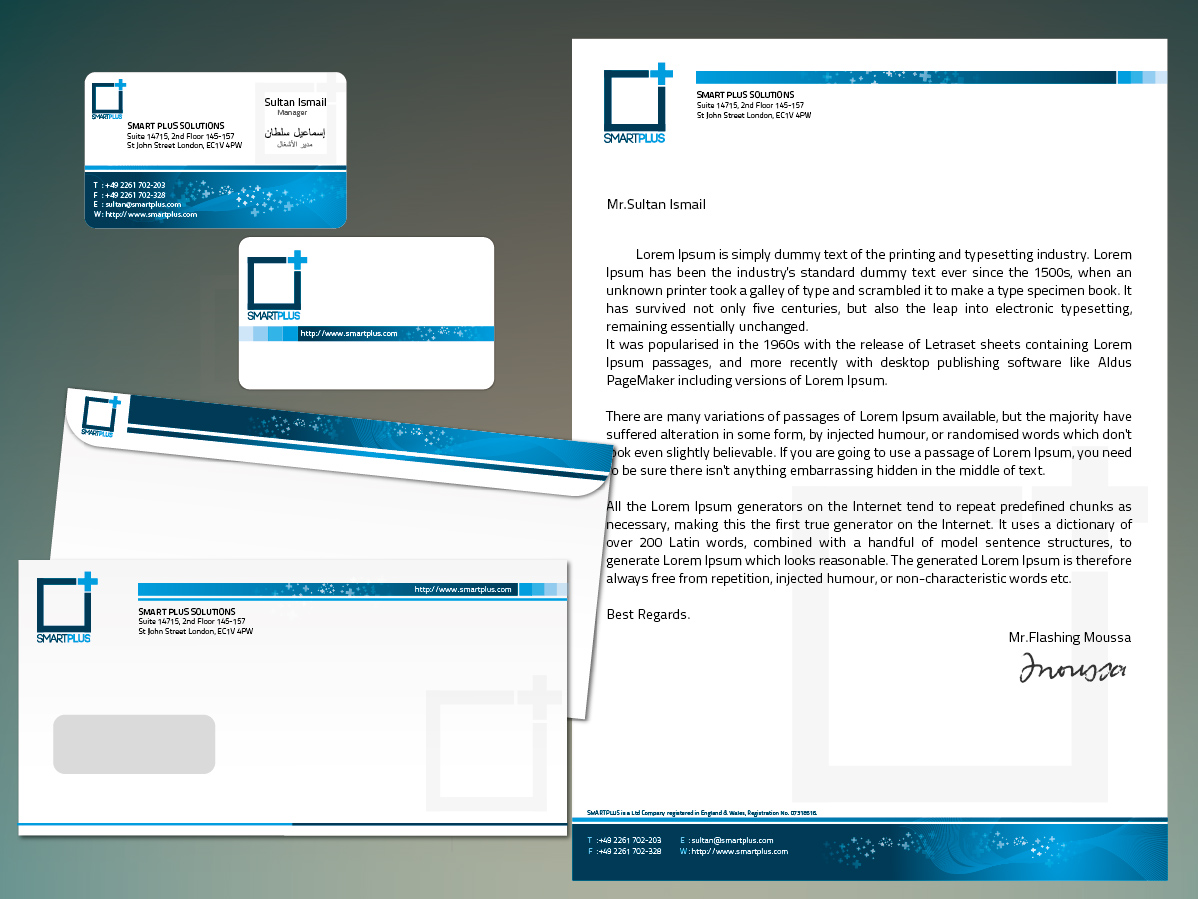 Stationery Design by mouallem zoheir for this project | Design #641158