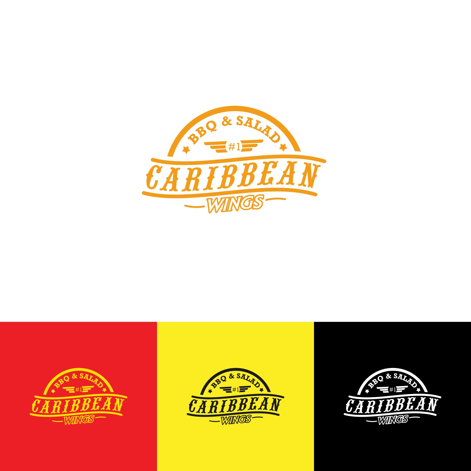 Logo Design by Muhammad Ilham Firmansyah 2 for Caribbean Wings | Design #17881067
