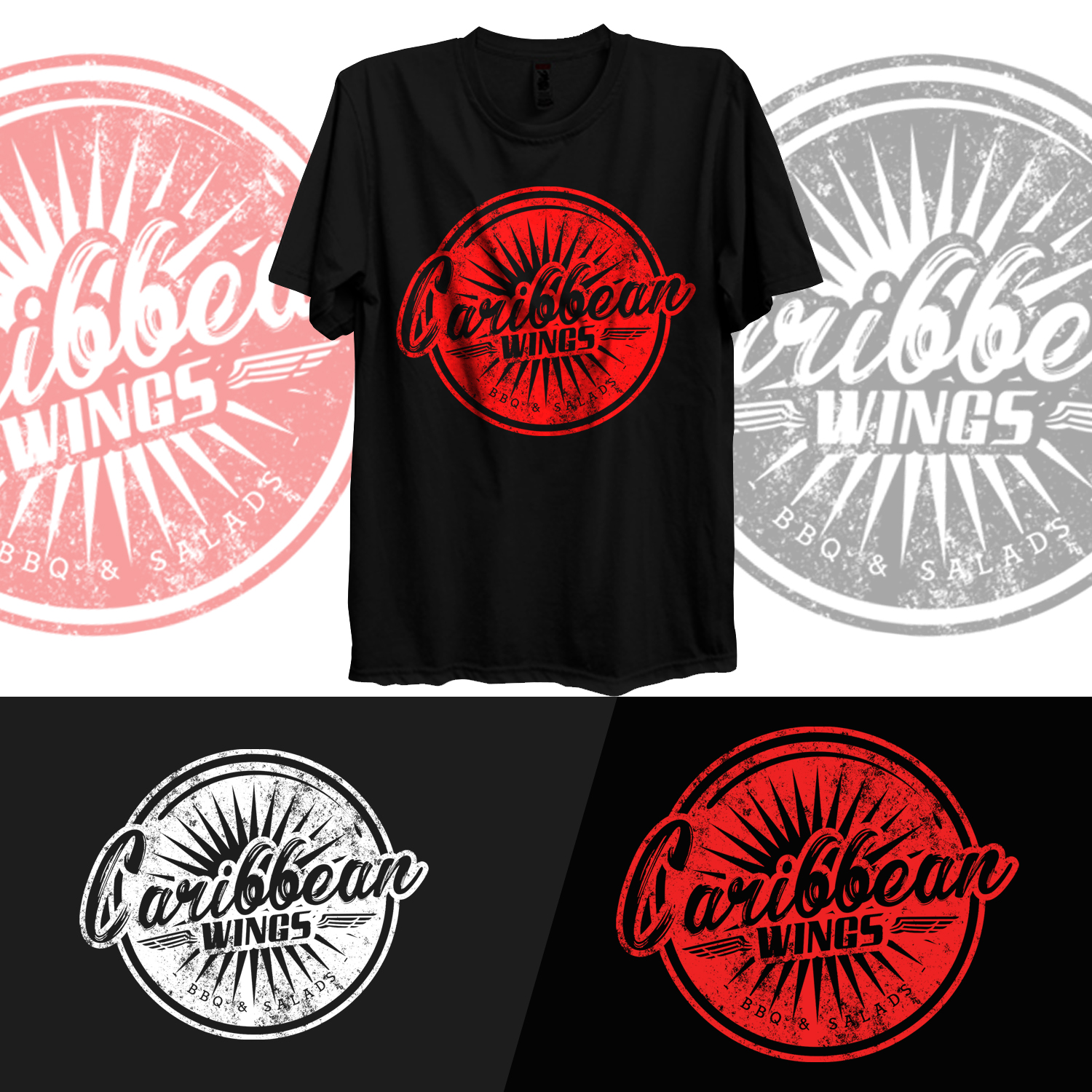 Logo Design by PenArmy for Caribbean Wings | Design #17853991