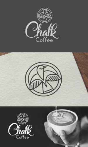Logo Design by Pixel Desert for Chalk Coffee | Design: #17889962