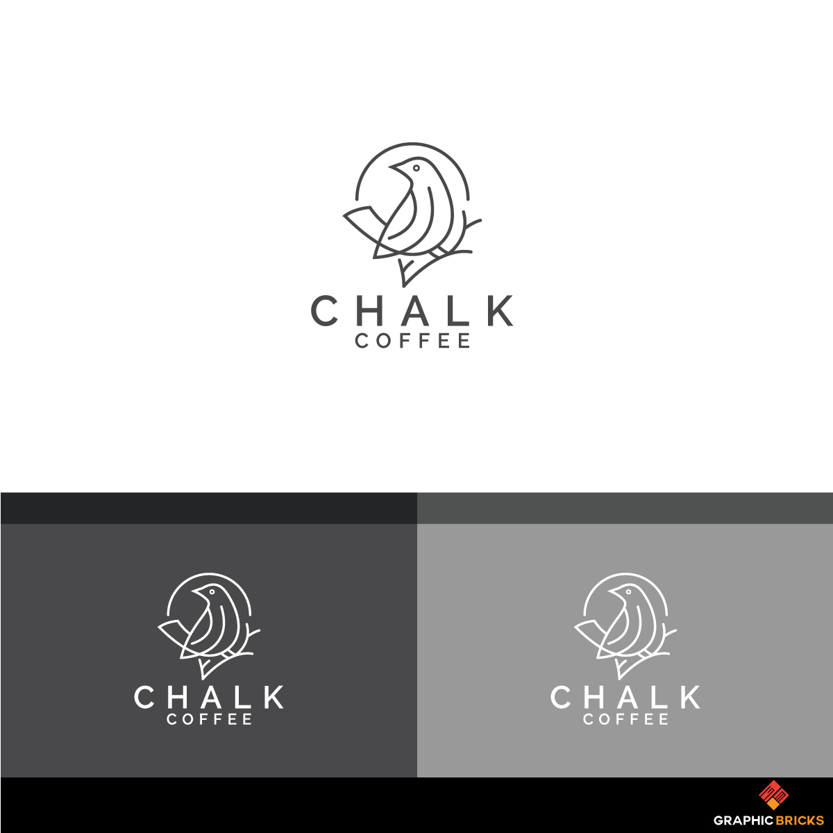 Logo Design by Graphic Bricks for Chalk Coffee | Design #17878763