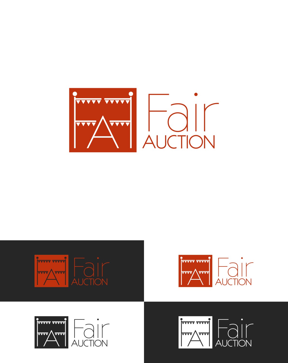 Logo Design by bojboga for Fair Auction Company, LLC | Design #17868869