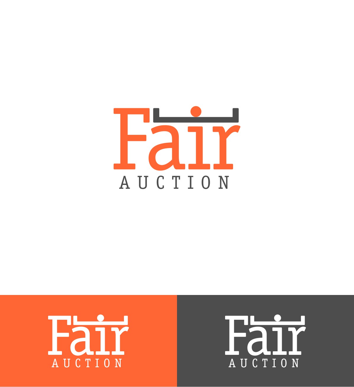 Logo Design by bojboga for Fair Auction Company, LLC | Design #17898374