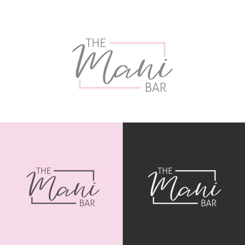 Logo Design by Ivan Alcantara for The Mani Bar | Design #17862522