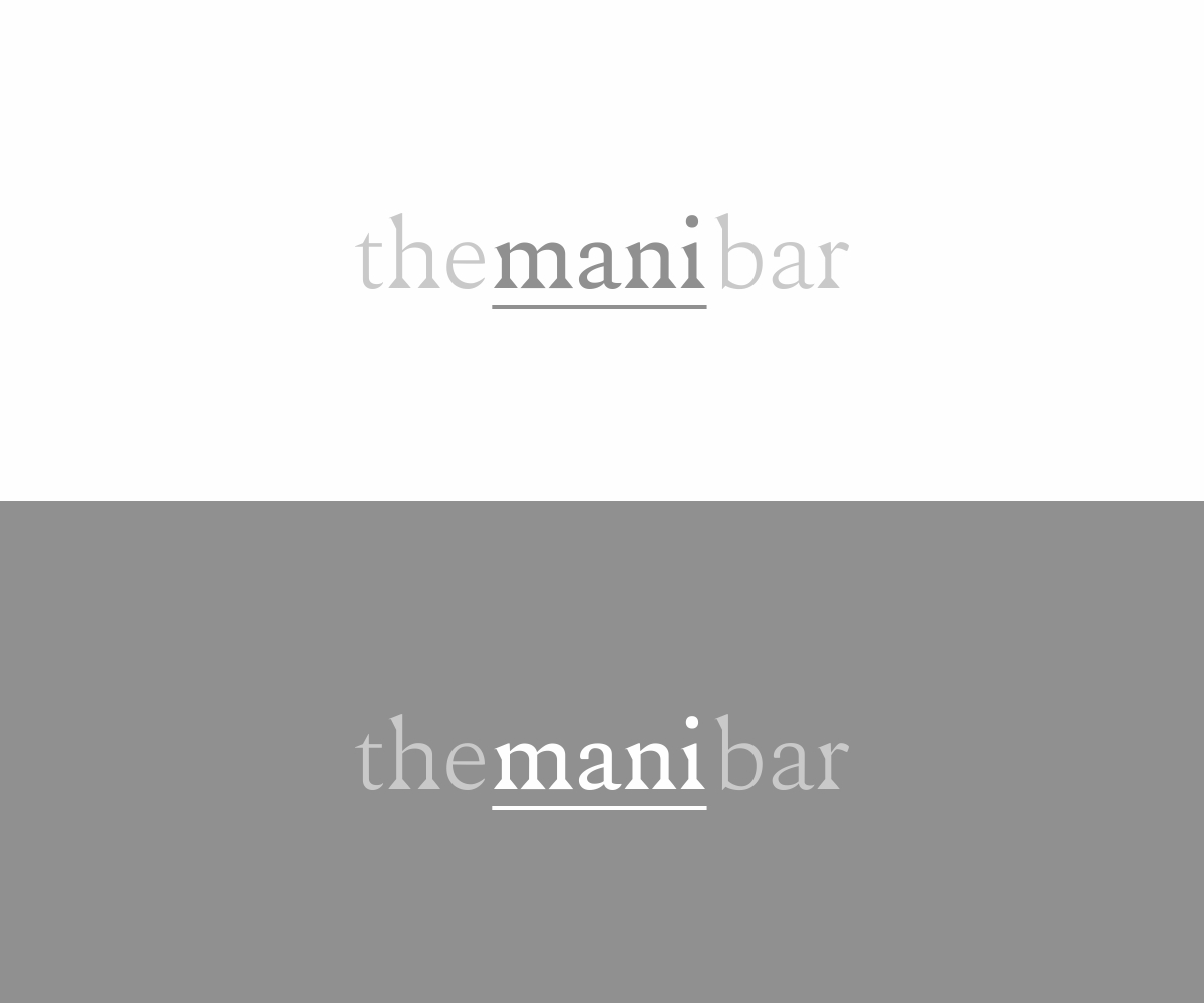 Logo Design by saiTEJAS for The Mani Bar | Design #17906897