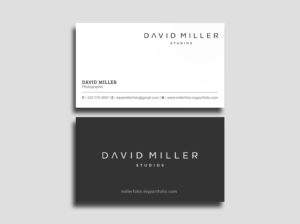 David Miller Studios Business Card | Business Card Design by Tripti Ranjan Gain