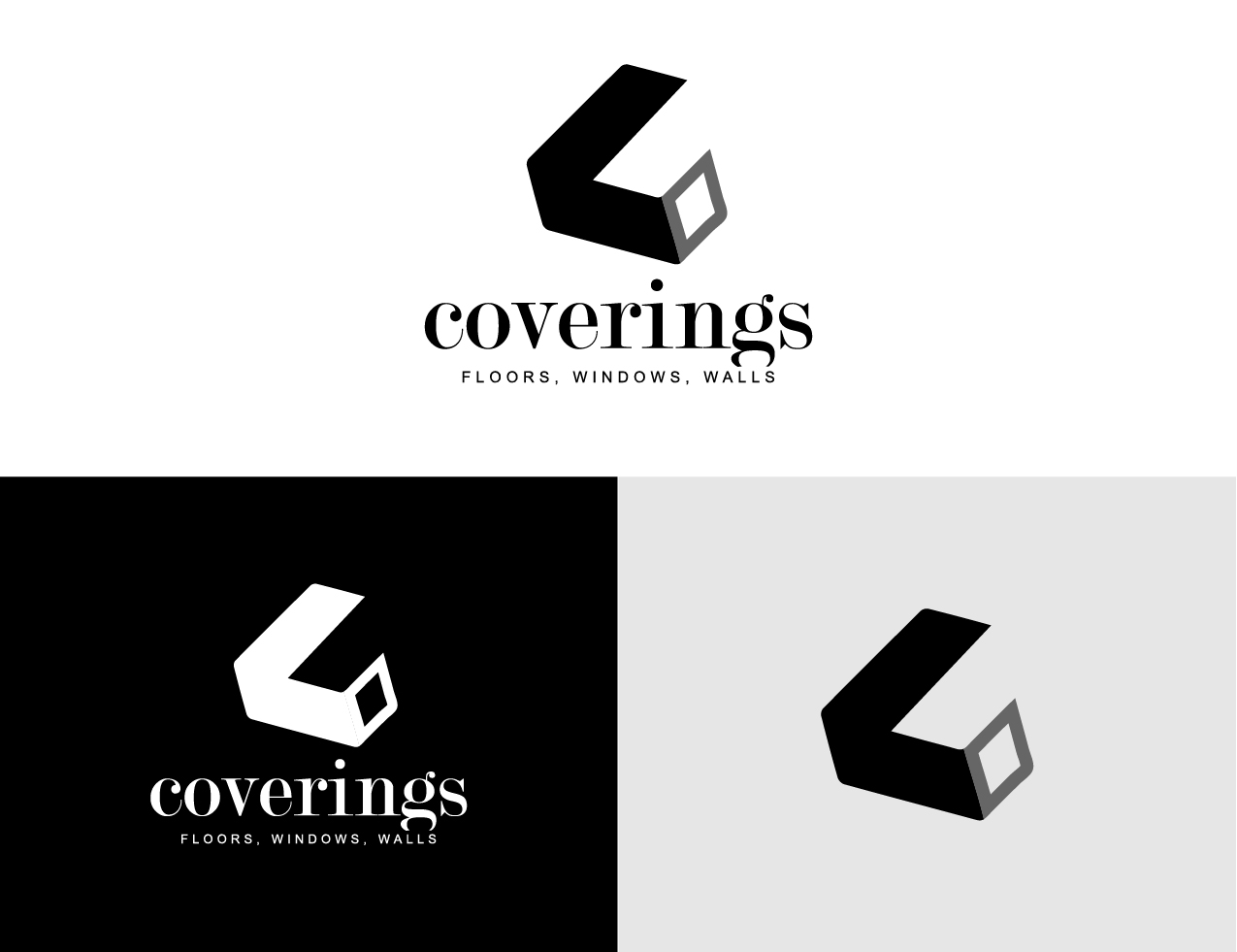 Logo Design by desiresnapper for Coverings | Design #17869921