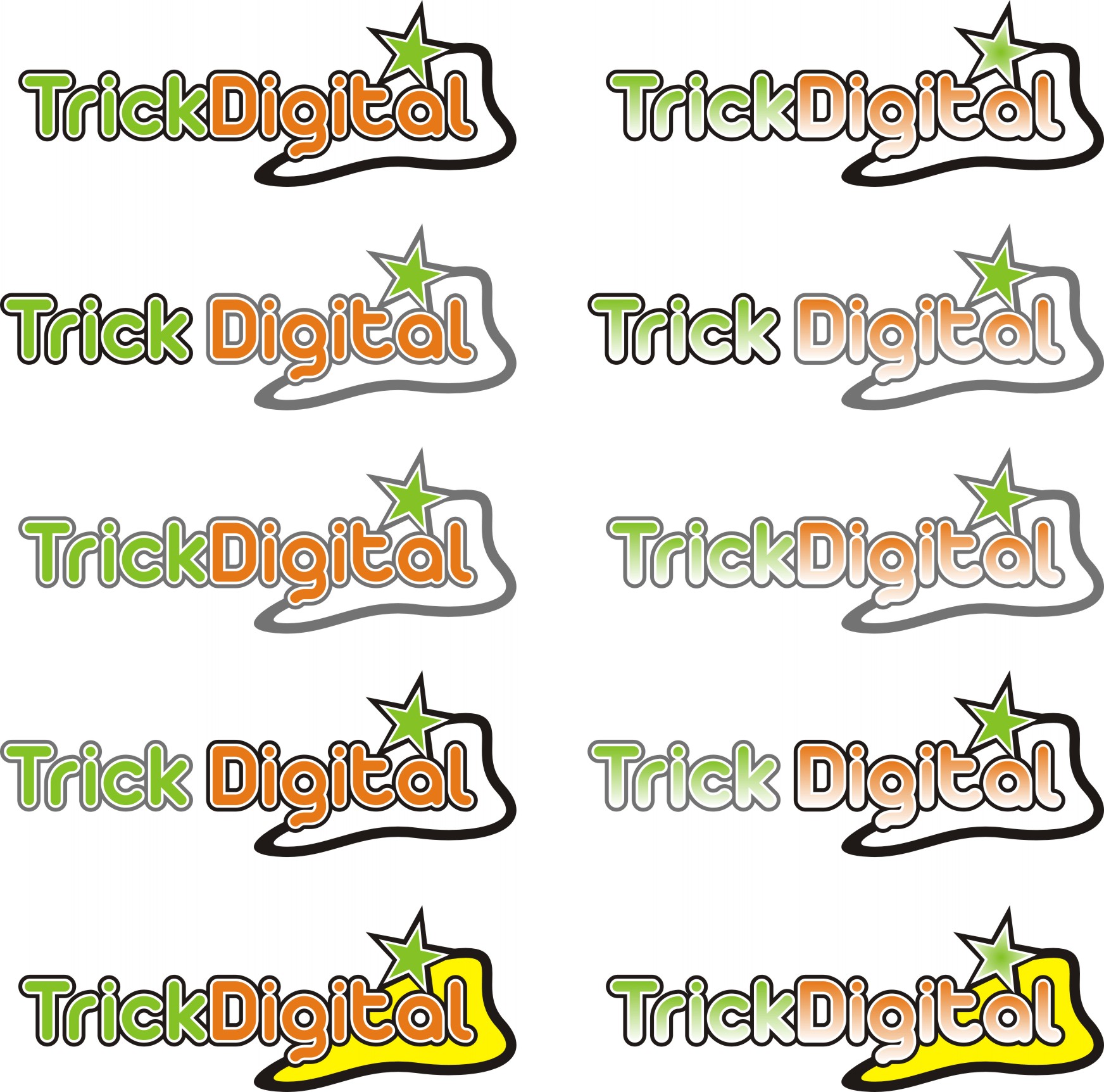 Logo Design by spirals for Trick Digital | Design #45862