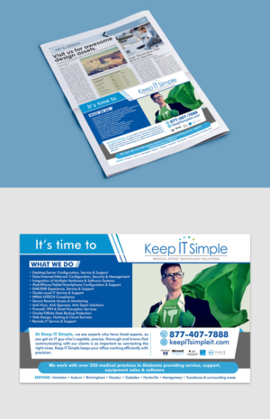 Keep IT Simple - BMN - March 2018 - Advertisement 1/2 Page | Advertisement Design by Aurora:)