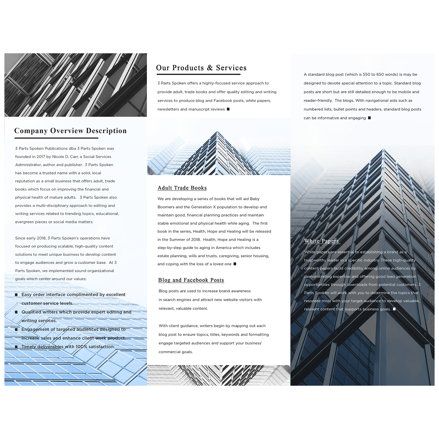 Brochure Design by aaidesign for this project | Design #17900035