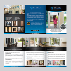 A4 6 page tri-fold brochure for security screen company | Flyer-Design von alex989