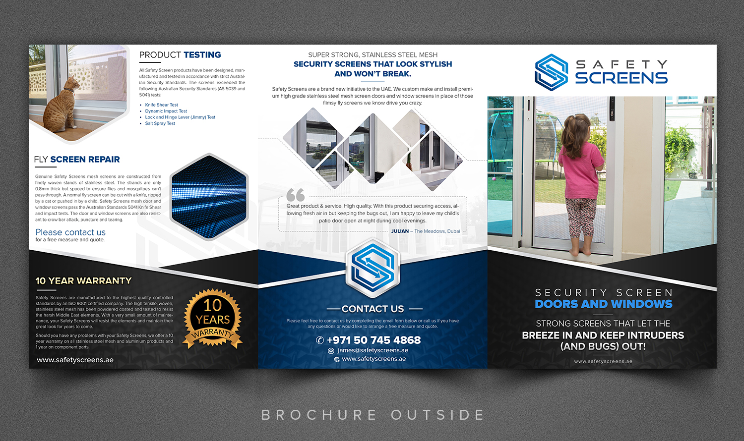 6 page tri fold brochure