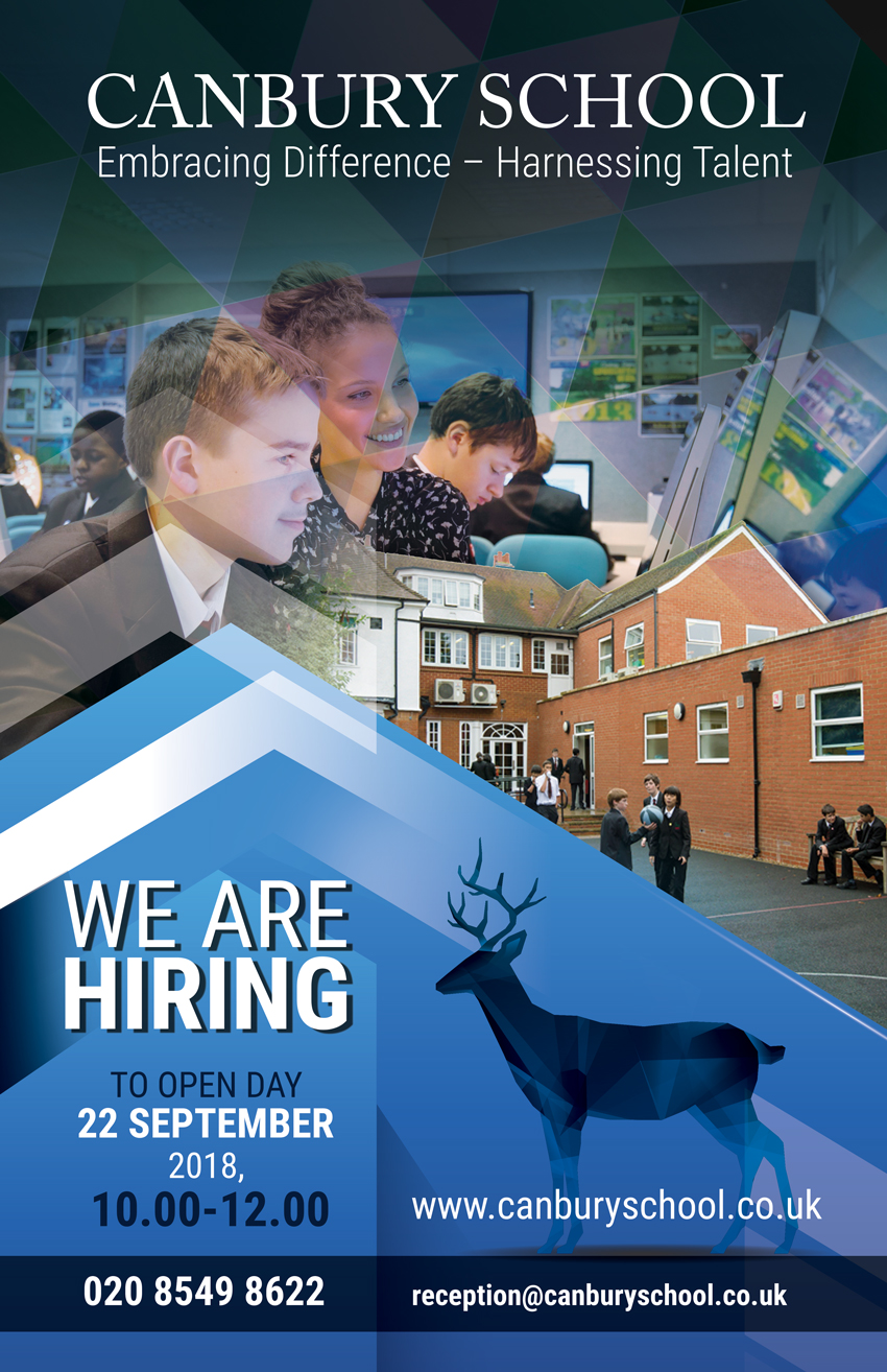Banner Ad Design by uk for Canbury School | Design #17904259