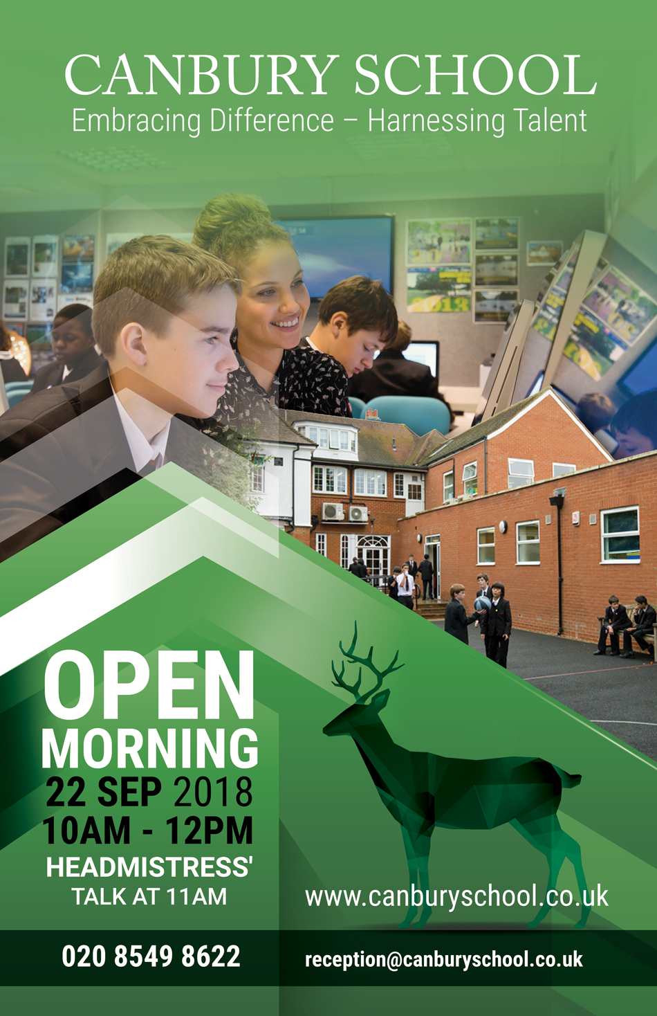 Banner Ad Design by uk for Canbury School | Design #18002277
