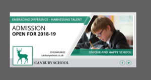 Banner Ad Design by Alexandar for Canbury School | Design: #17887978
