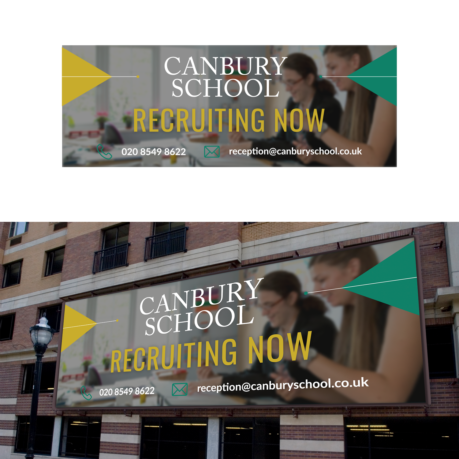 Banner Ad Design by FranB for Canbury School | Design #17877942