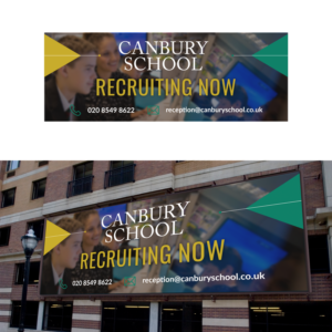 Banner Ad Design by FranB for Canbury School | Design: #17877943