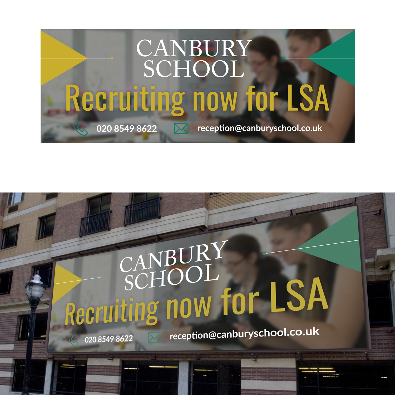 Design de Bannière  par FranB pour Canbury School | Design #17903223