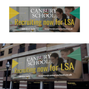 Banner Ad Design by FranB for Canbury School | Design: #17903223