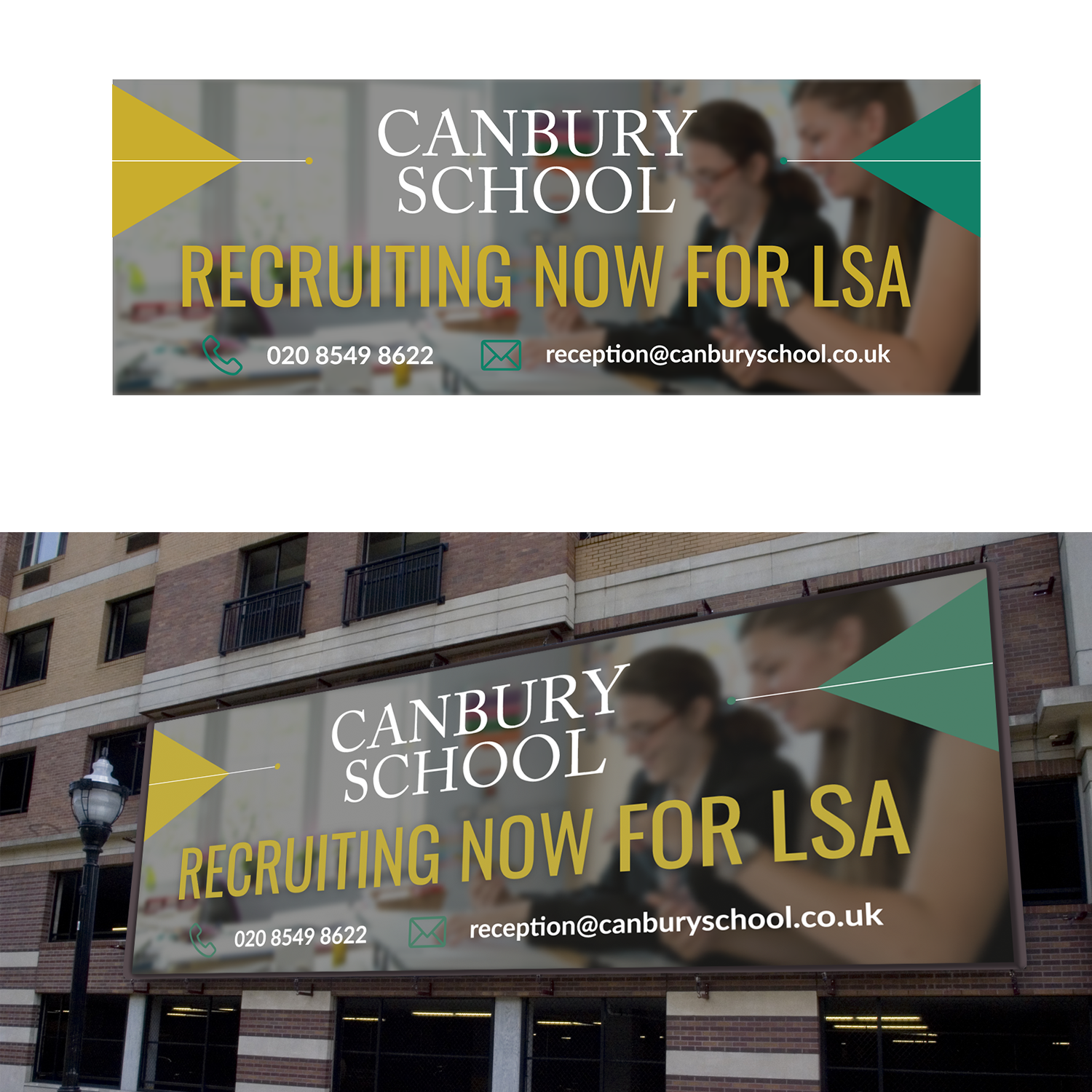 Design de Bannière  par FranB pour Canbury School | Design #17903224