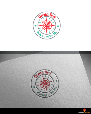 Ocean Red   (and) #Living to be Me | Logo Design by Graphic Bricks