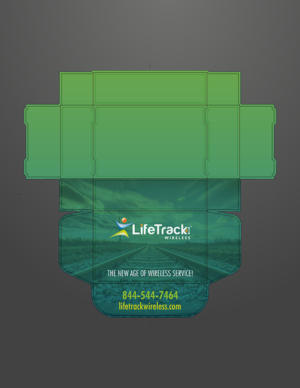 LifeTrack Tri-Fold Design & Box Layout | Diseño de Flyer por ecorokerz